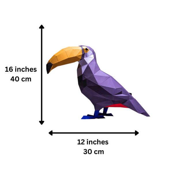 Papercraft World Toucan 3D Model