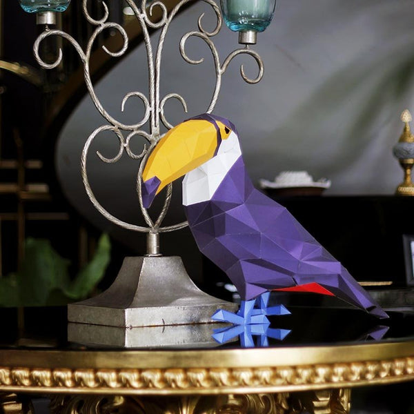 papercraft world Toucan 3D Model