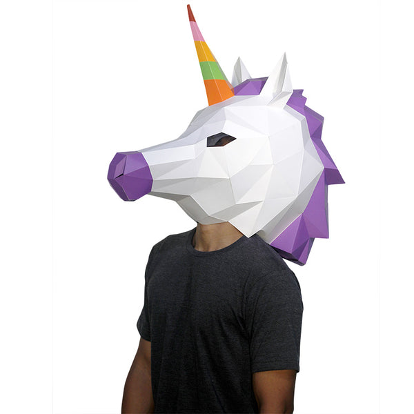 Papercraft World Unicorn Head Mask
