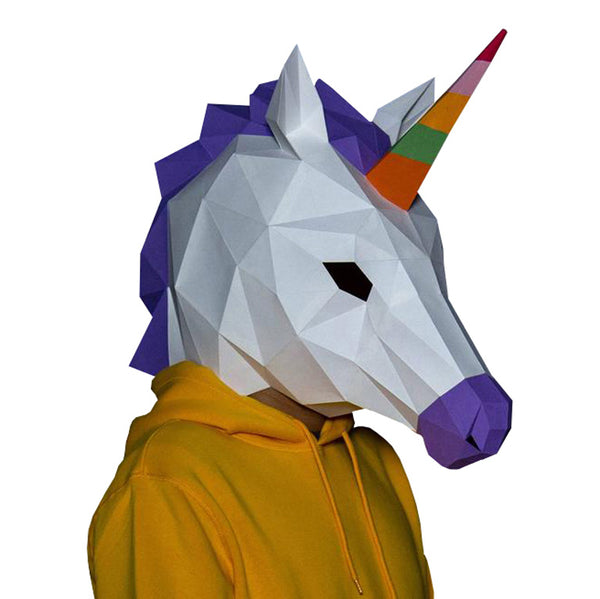Papercraft World Unicorn Head Mask