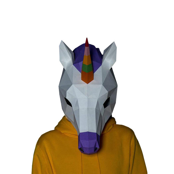 Papercraft World Unicorn Head Mask
