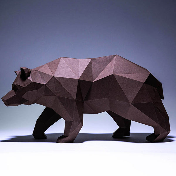 Papercraft World Walking Bear Model