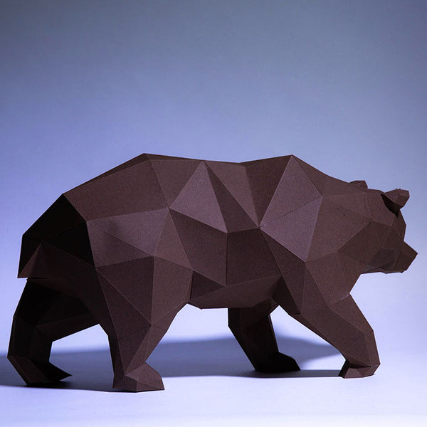 Papercraft World Walking Bear Model