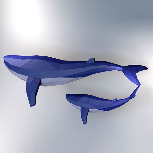 Papercraft World Whale Model