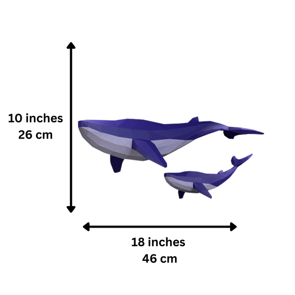 Papercraft World Whale Model