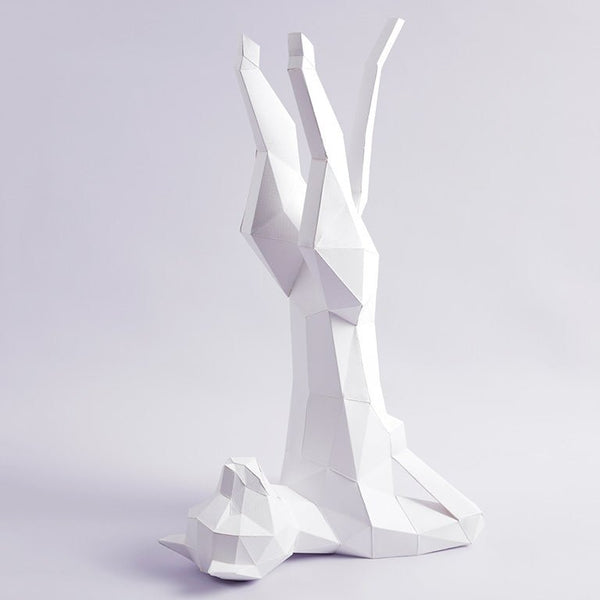 Papercraft World Yoga Cat 3D Paper Model Lamp