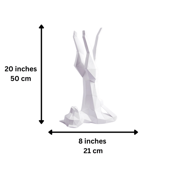 Papercraft World Yoga Cat 3D Paper Model Lamp