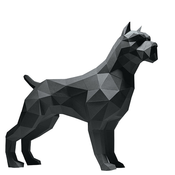 Papercraft World Pitt Bull Dog Model - Digital PDF Template