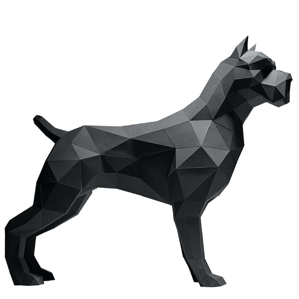 Papercraft World Pitt Bull Dog Model - Digital PDF Template