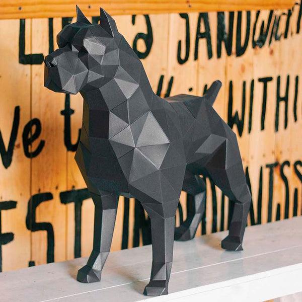papercraft world Pitt Bull Dog Model - Digital PDF Template