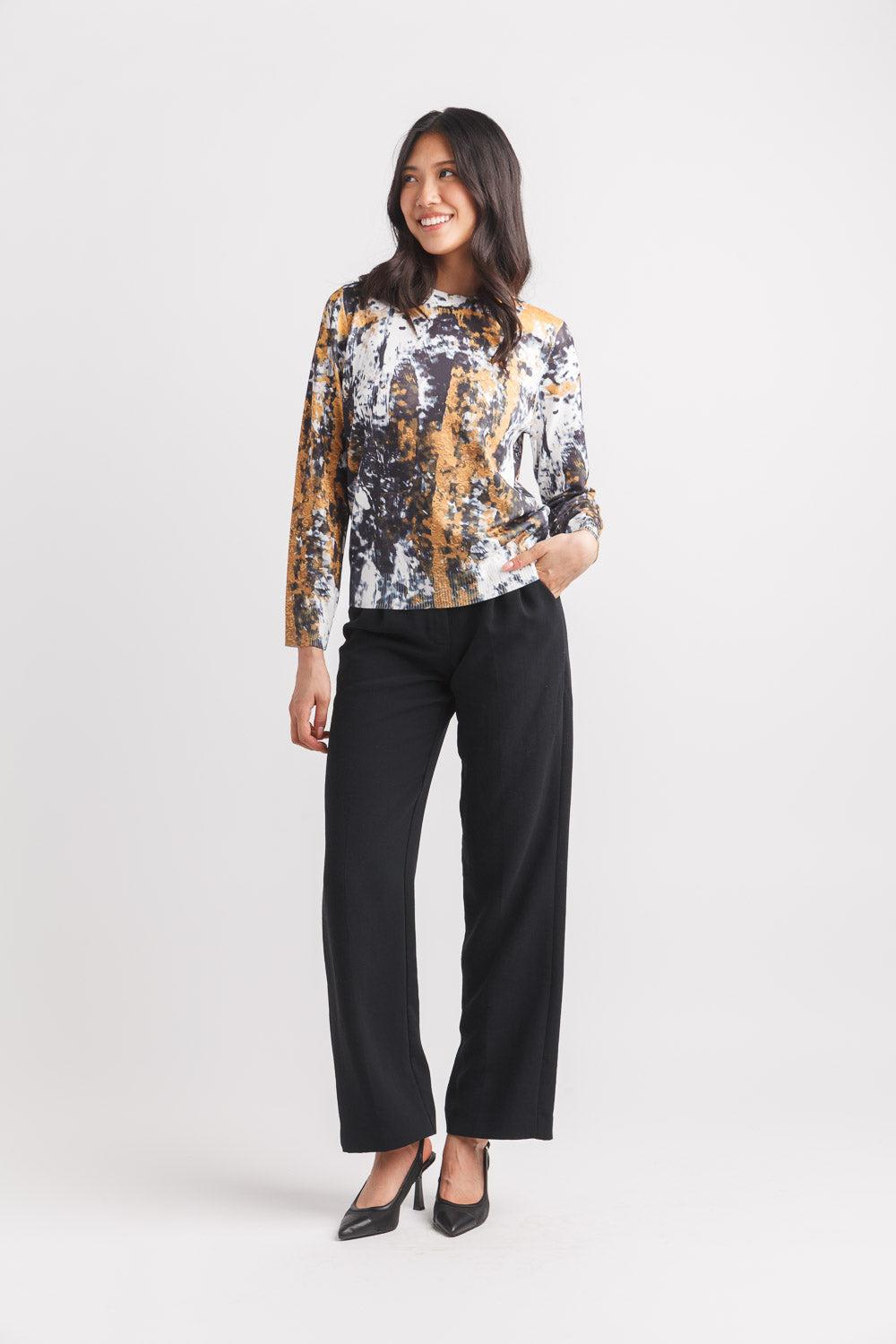 papillon Abstract Printed Sweater