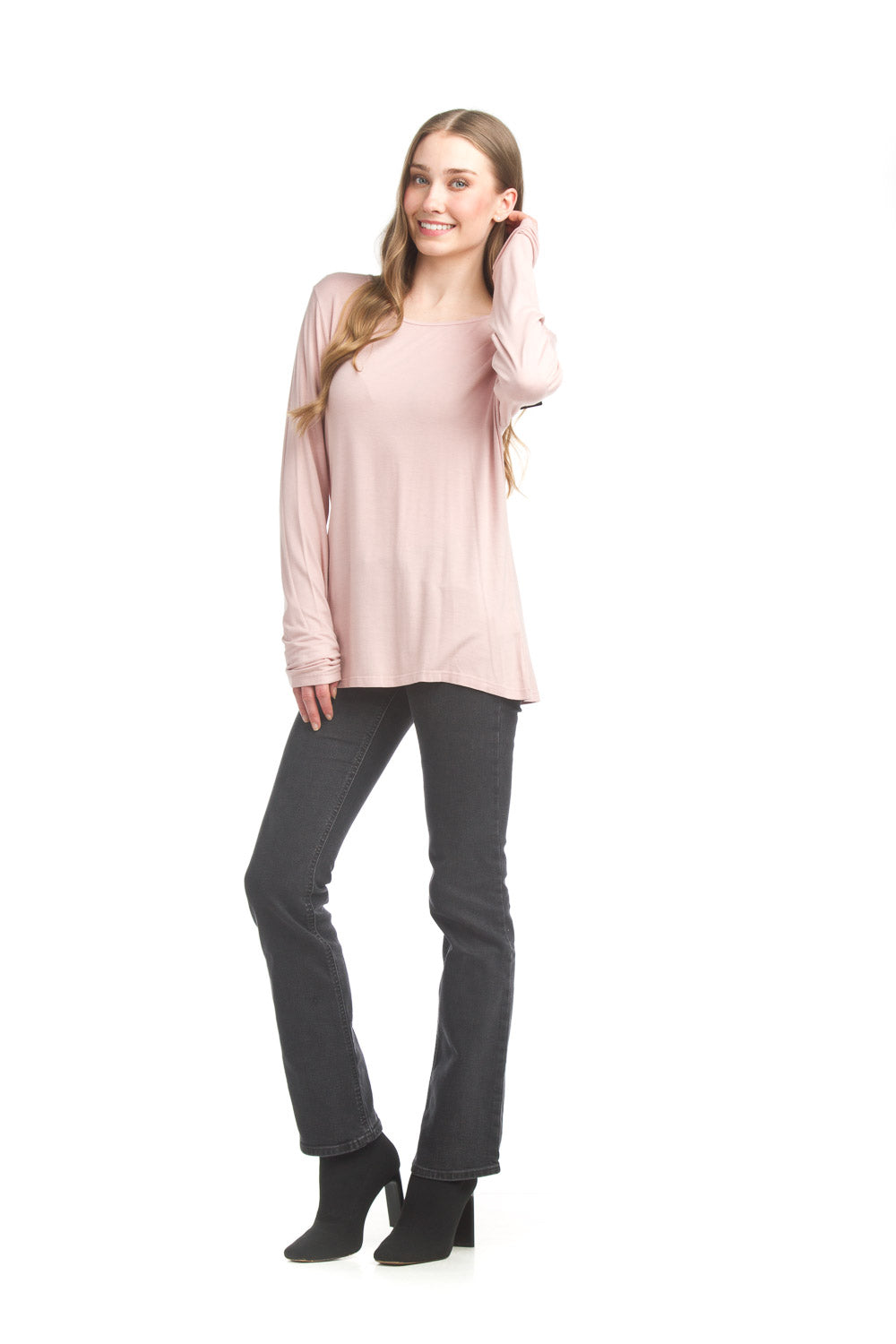 Papillon Bamboo Stretch Long Sleeve Top