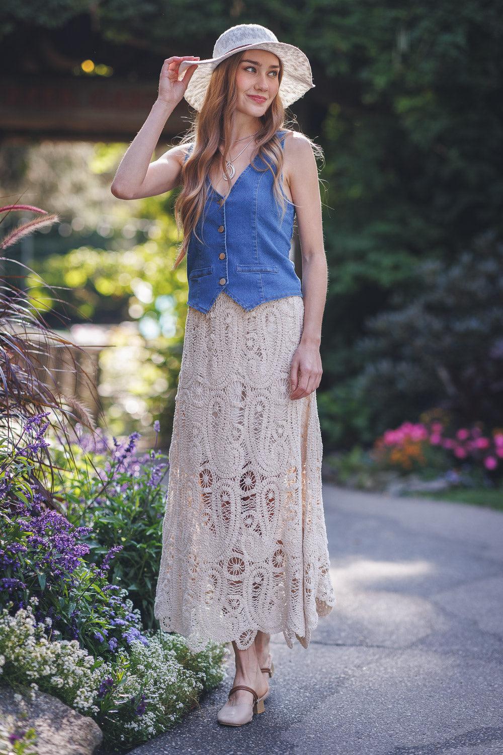papillon Crochet Skirt