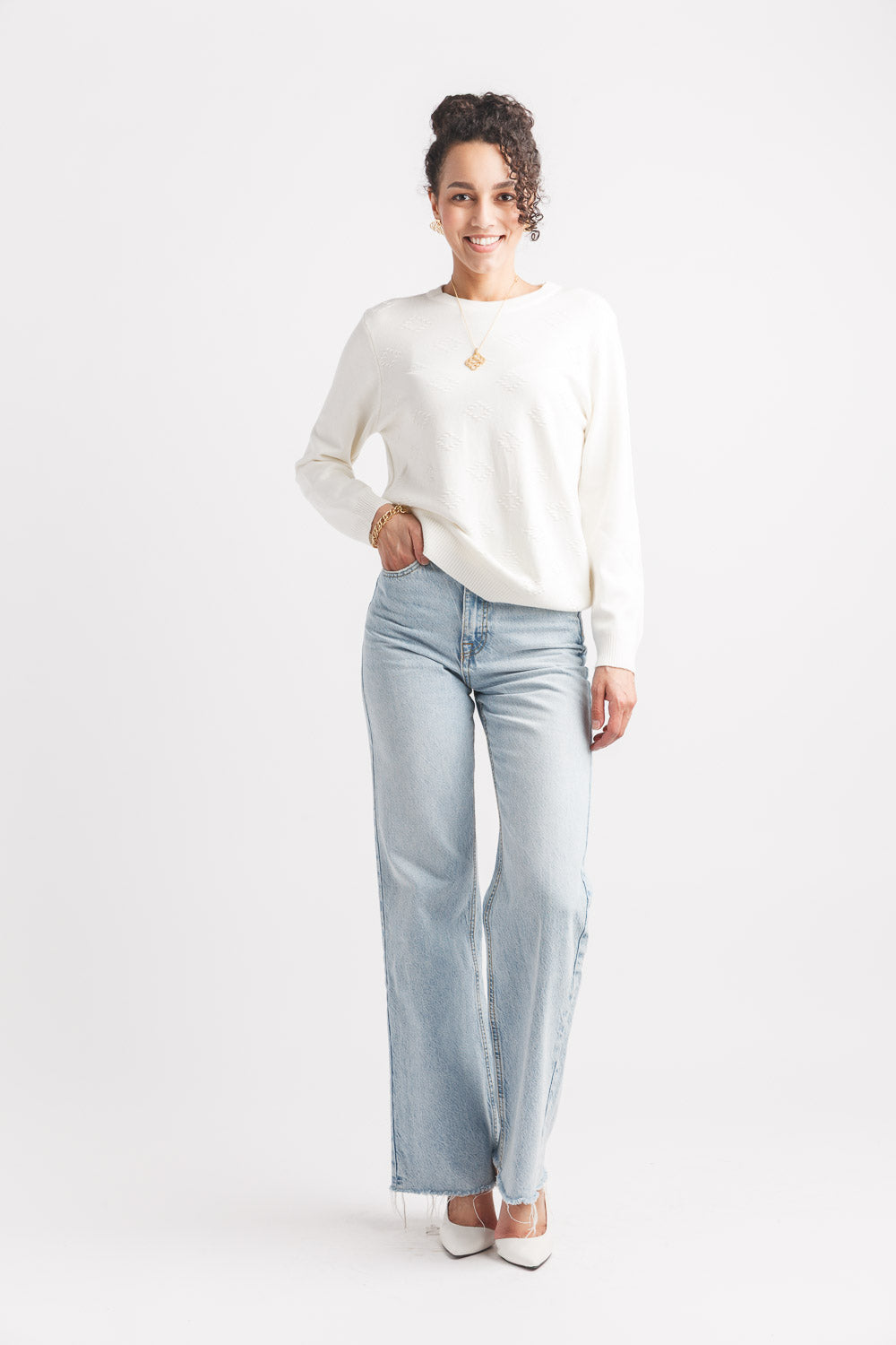 papillon Diamond Knit Sweater