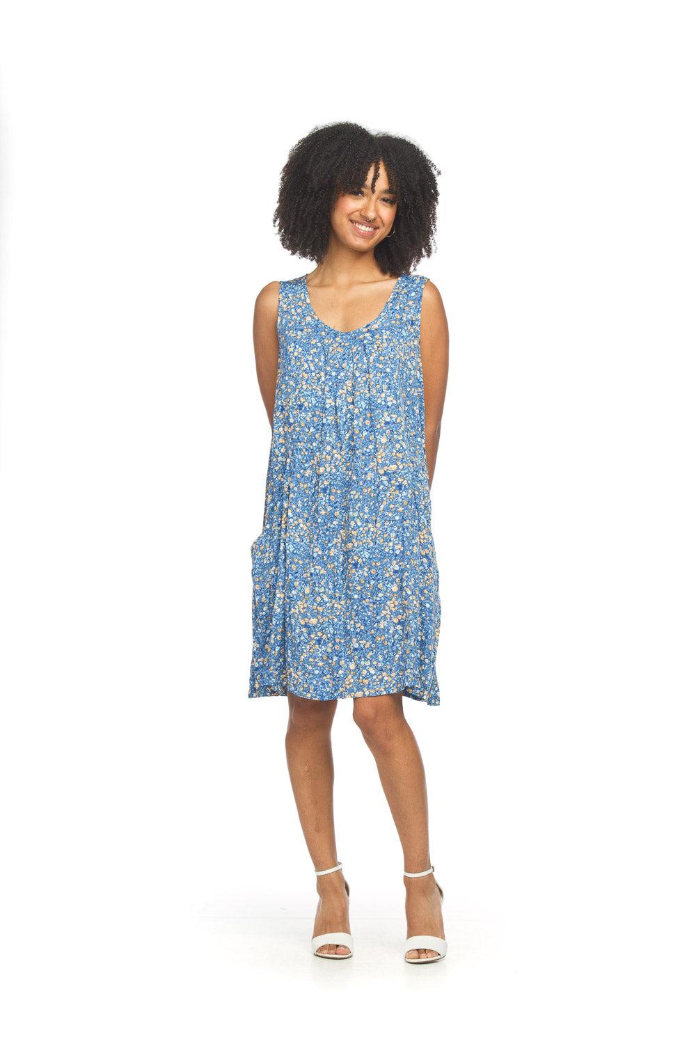 papillon Floral Front Pleat Swing Dress