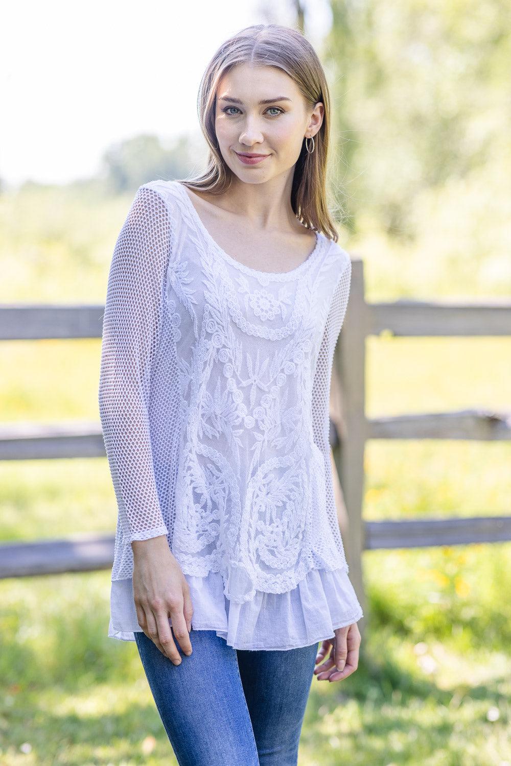 Papillon Long Sleeve Blouse