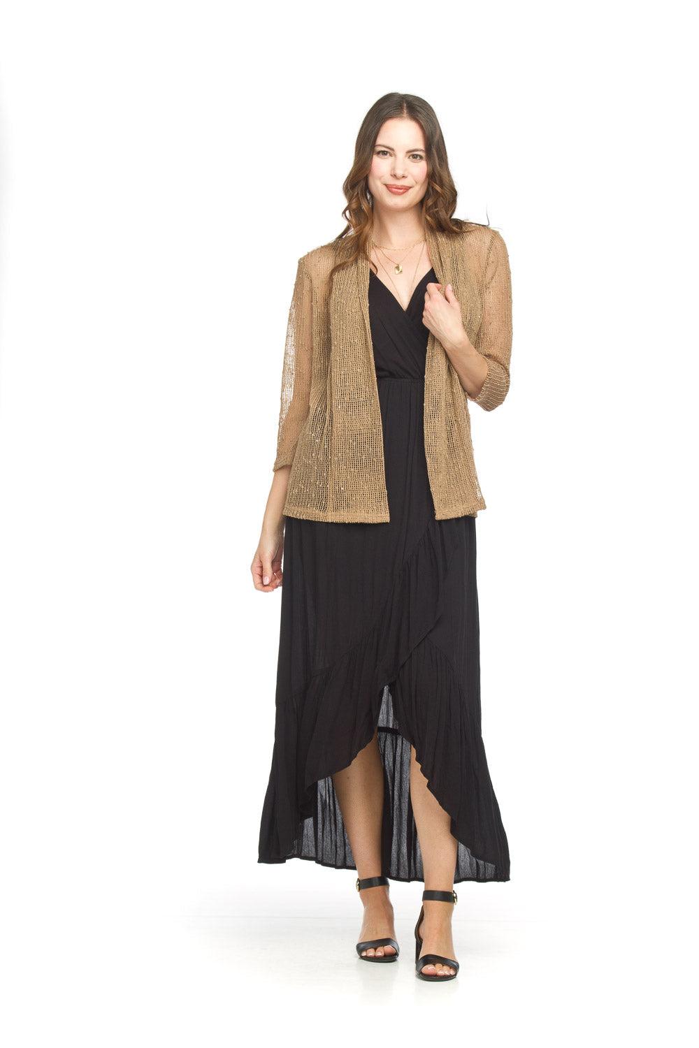 papillon Mesh Coverup Sequin Details