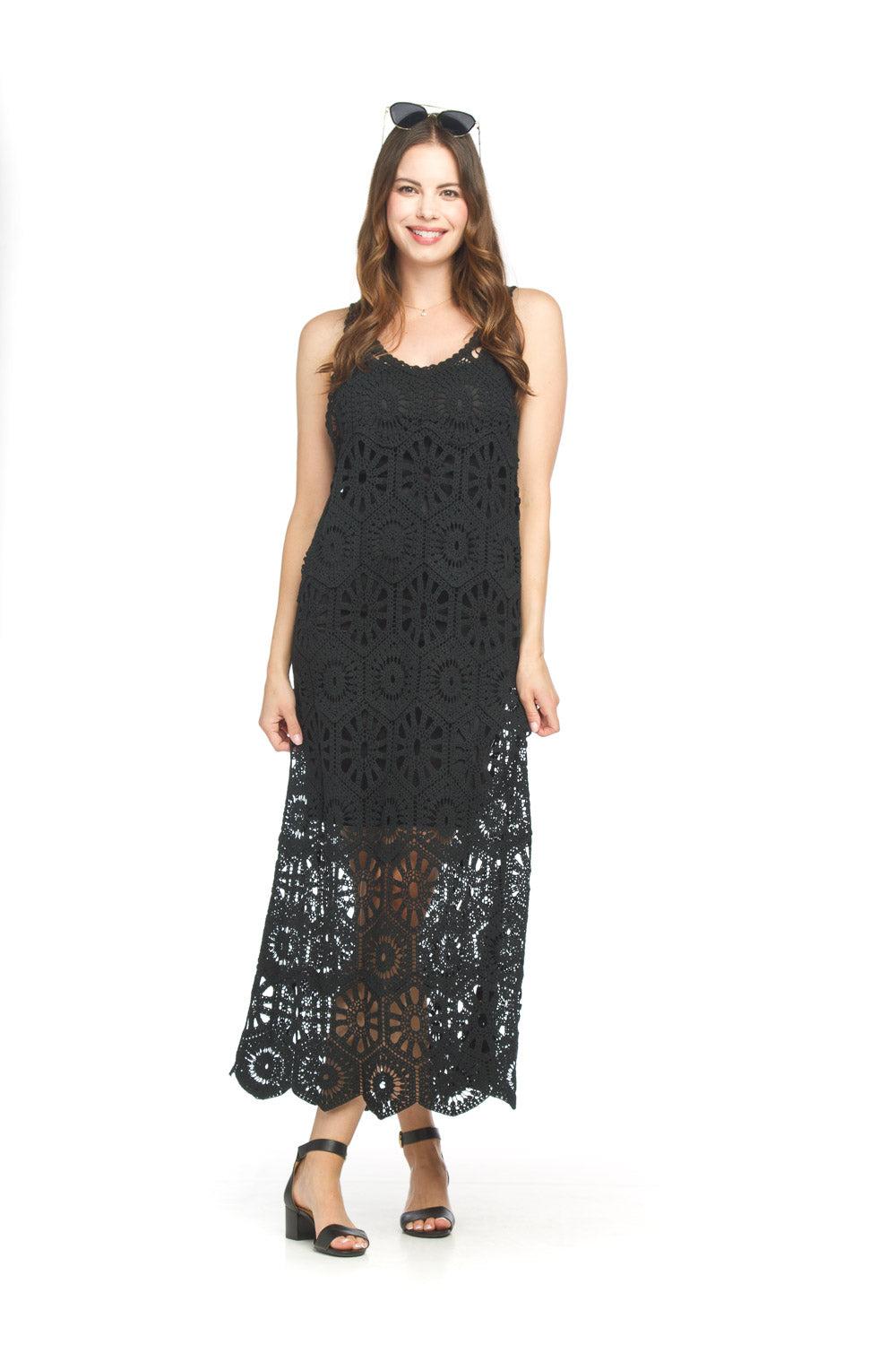 papillon Open Crochet Dress