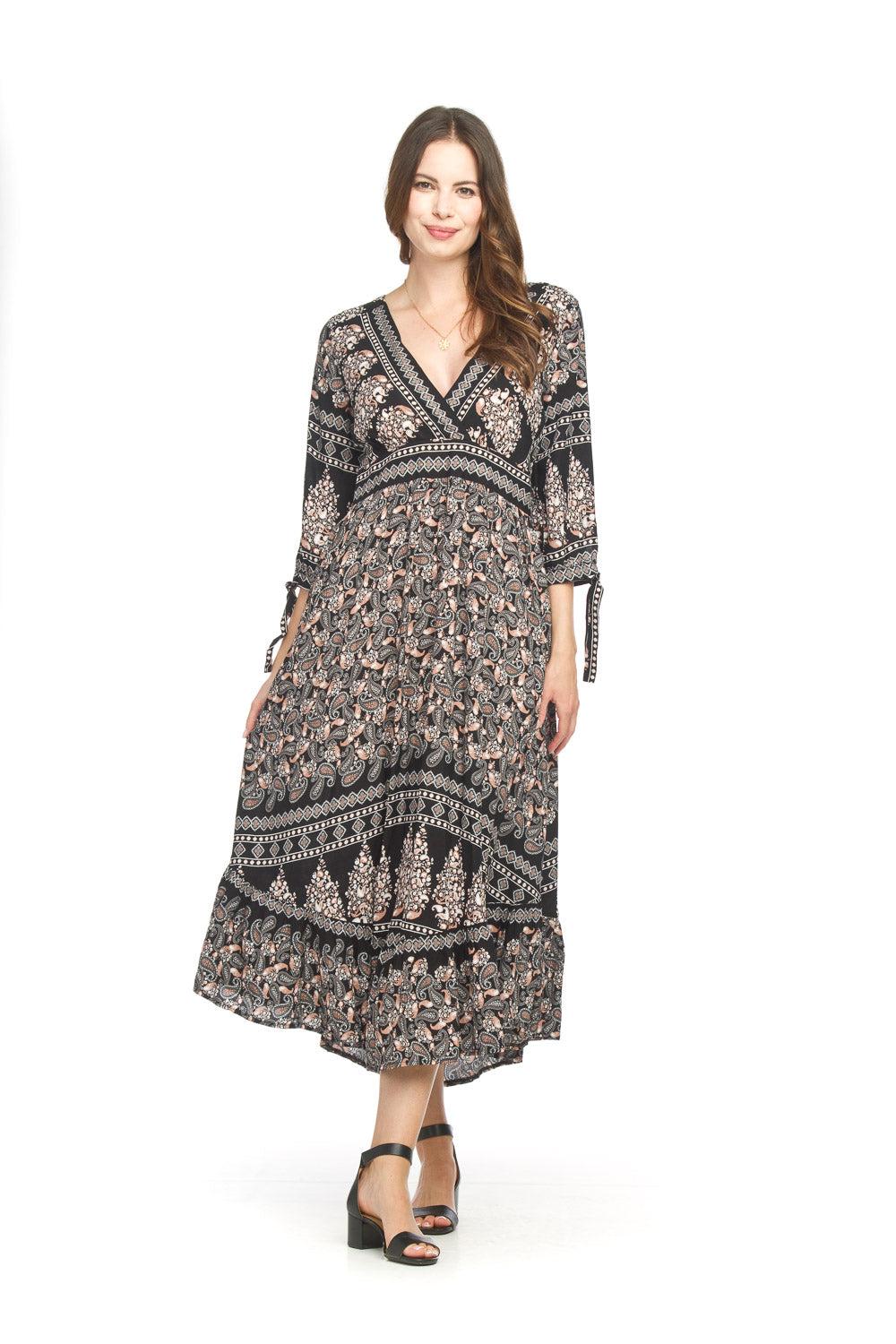Papillon Paisley Print Empire Maxi Dress