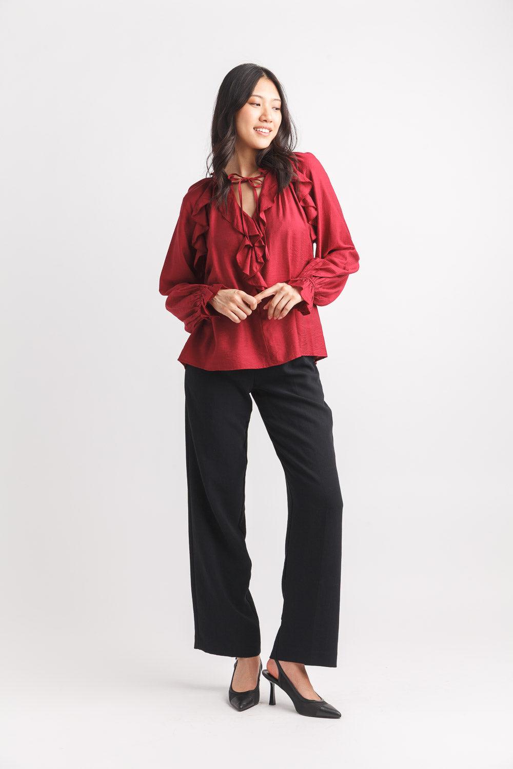 papillon Ruffle Flounce Top