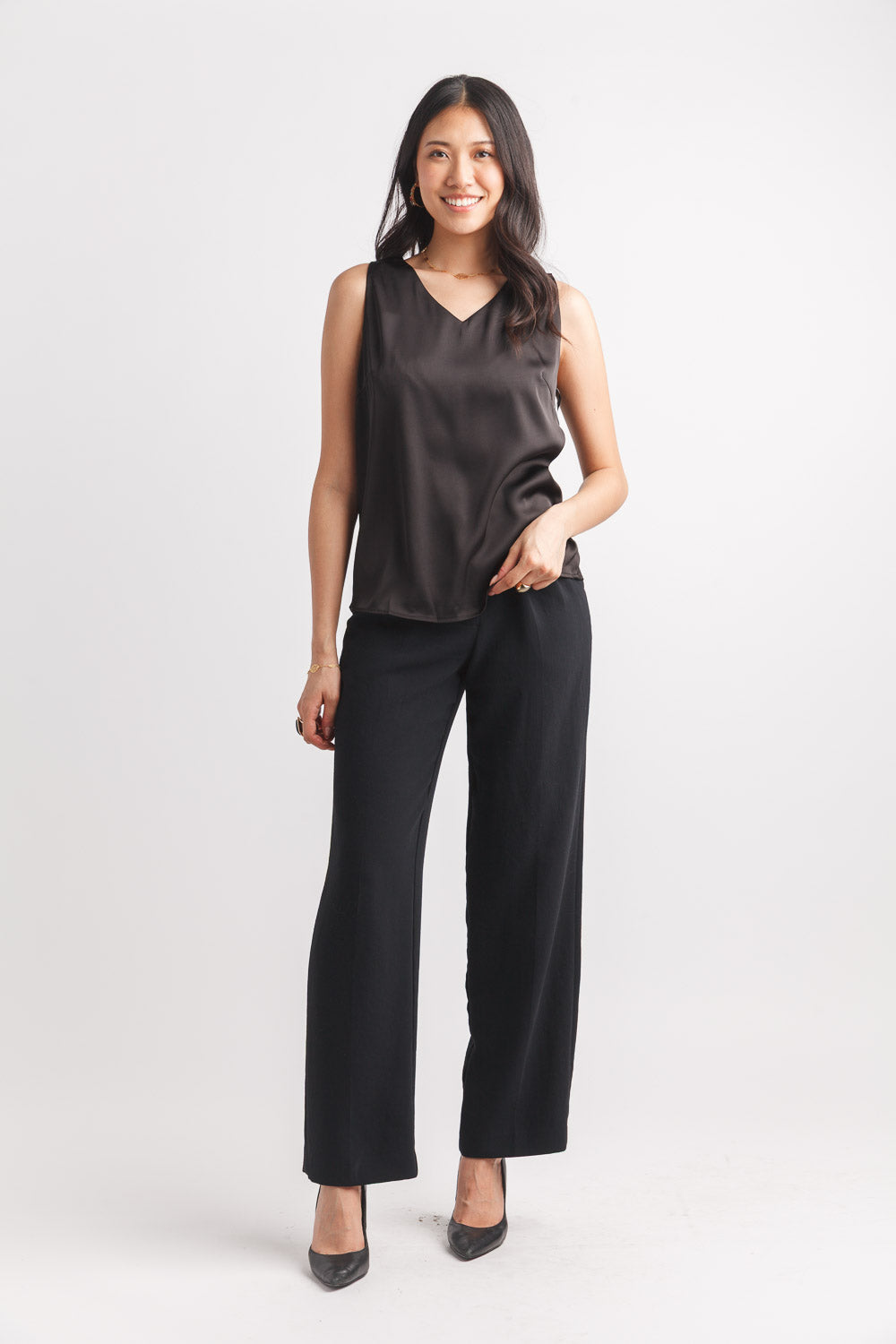 papillon Satin Strappy Cami