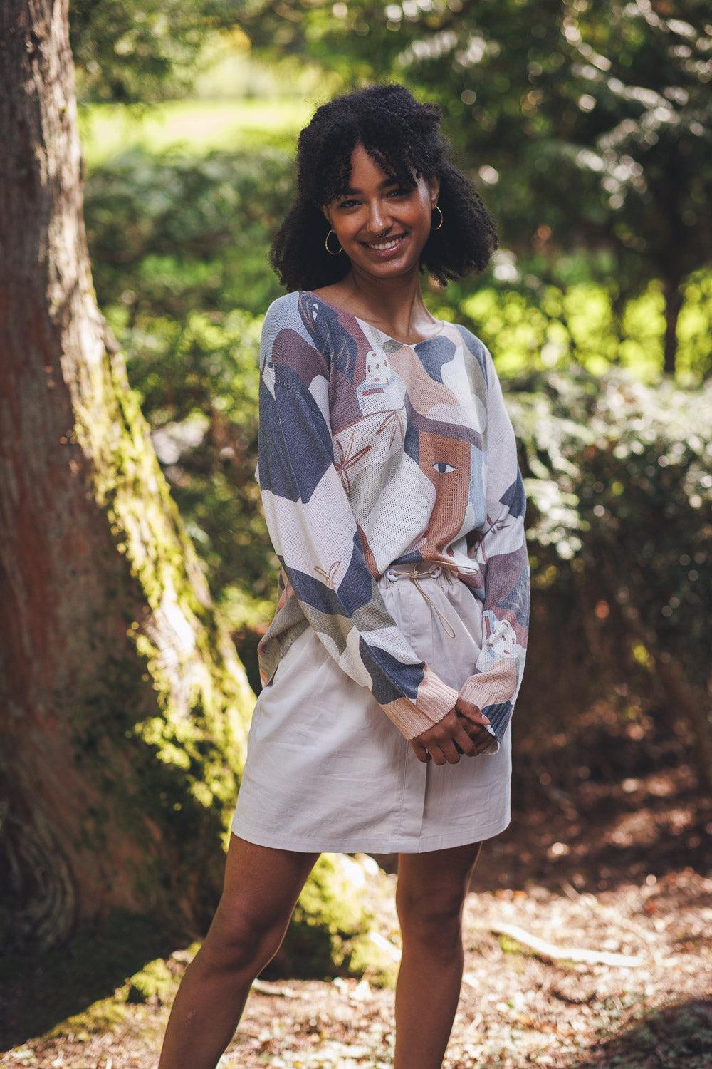 papillon Skirt With Drawstring Waist