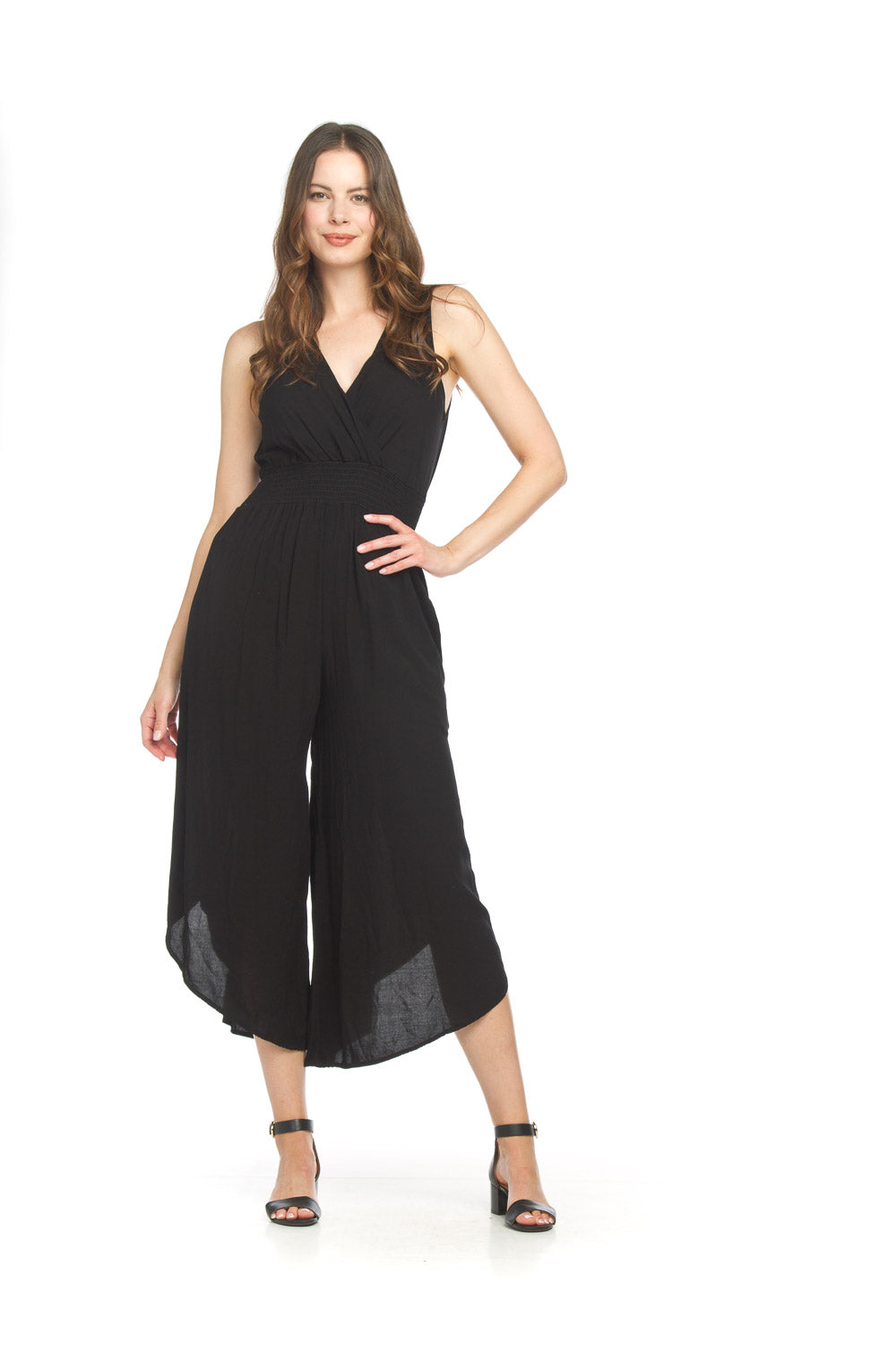 papillon Sleeveless Wrap Top Wide Leg Jumps