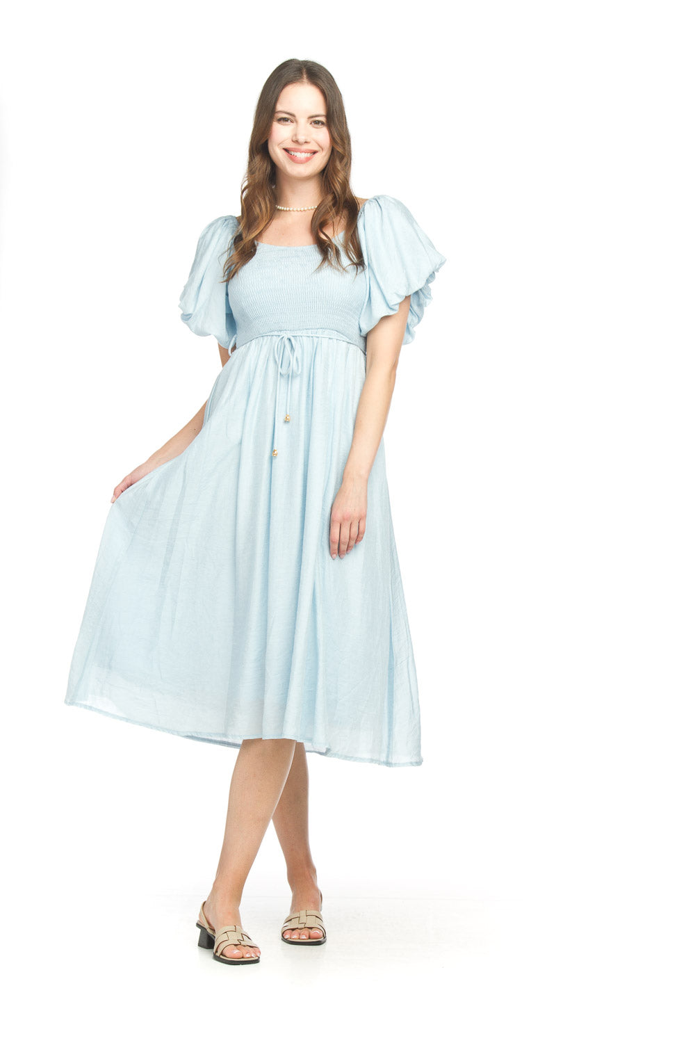 Papillon Smocked Off The Shoulder Dress