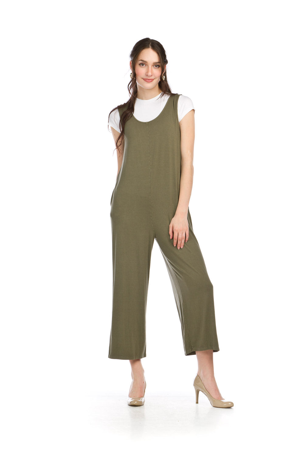 Papillon Stretch Bamboo Jumpsuit With Pockets