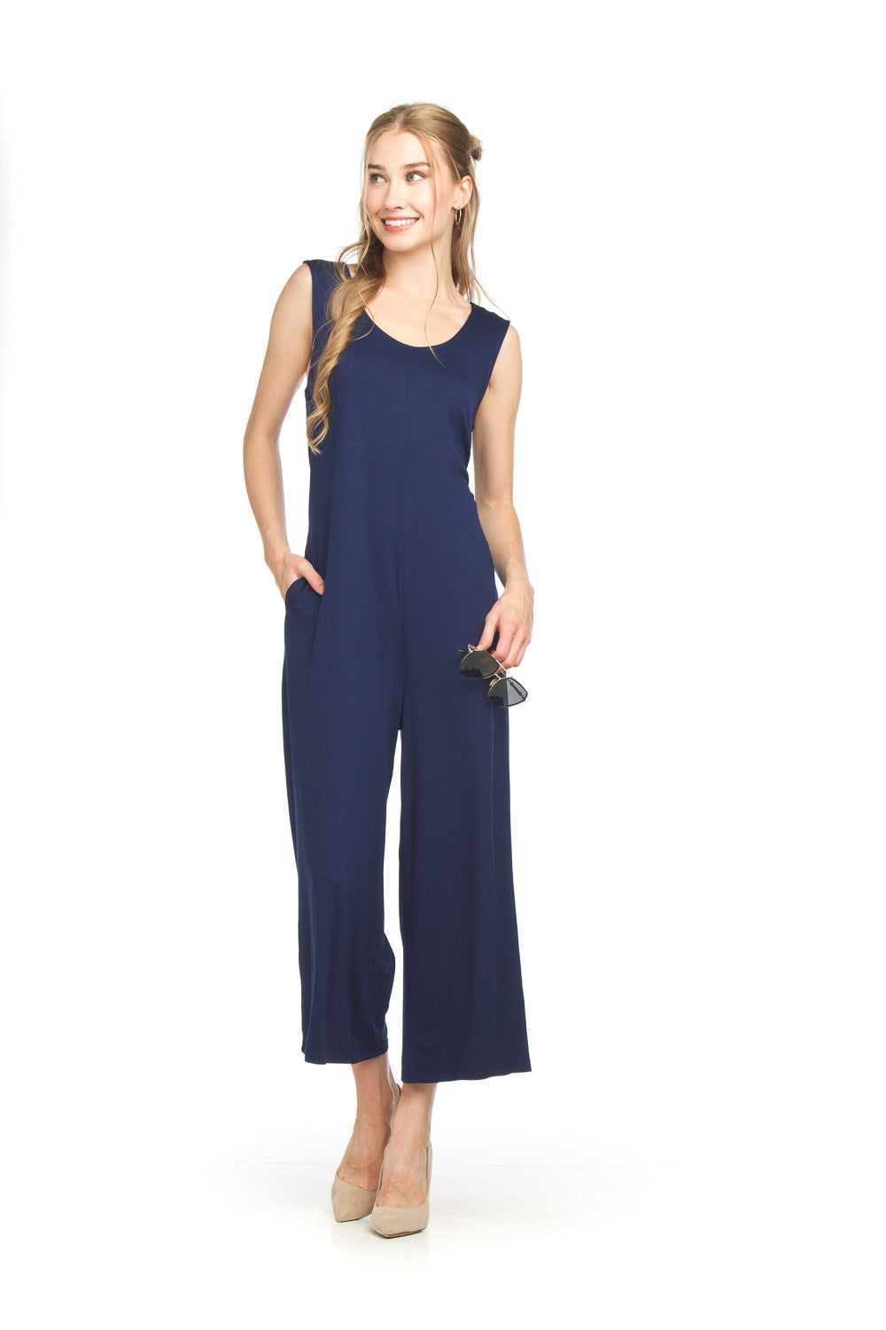 papillon Stretch Bamboo Jumpsuit With Pockets