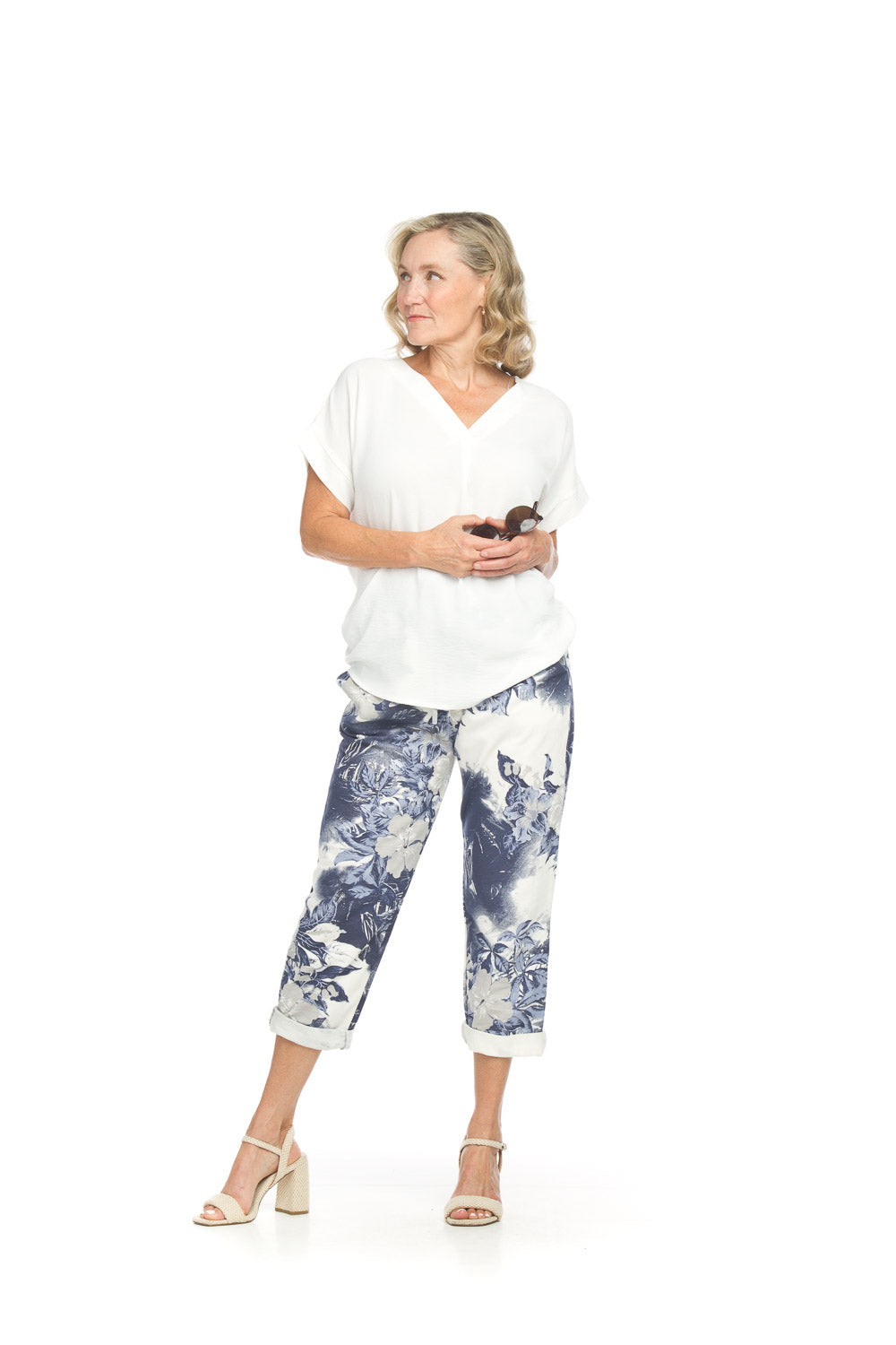 papillon Textured Short Sleeve Dolman Top