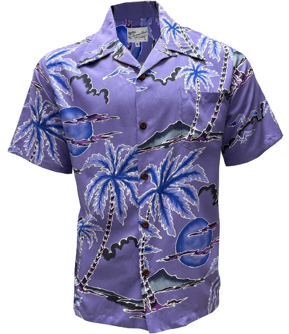 paradise found Diamond Head Sportswear Retro Scenic Palm - Purple paradise found Diamond Head Sportswear Retro Scenic Palm - Purple