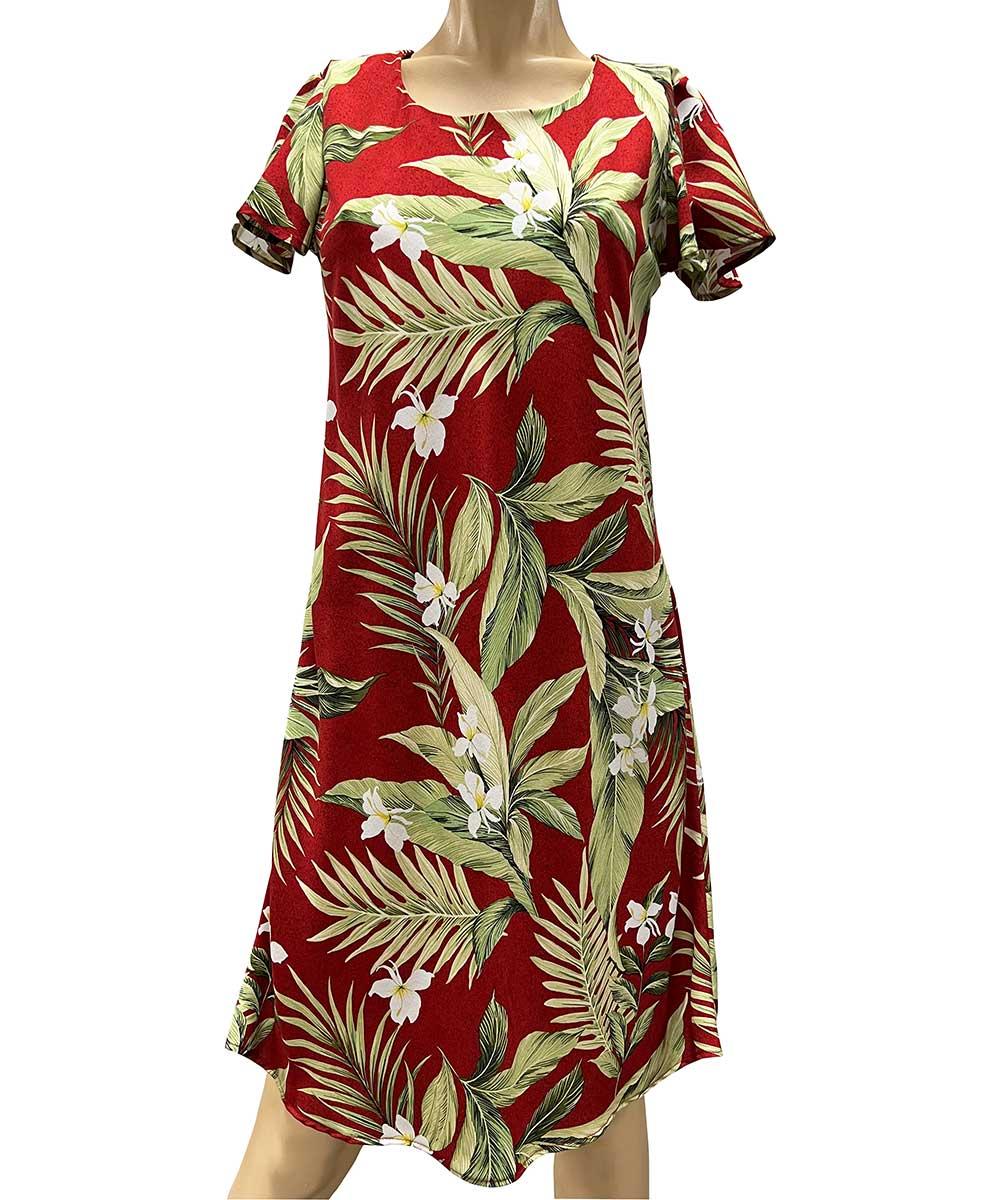 paradise found Mid Length Cap Sleeve Dresses White Ginger Red A-Line Dress with Cap Sleeves