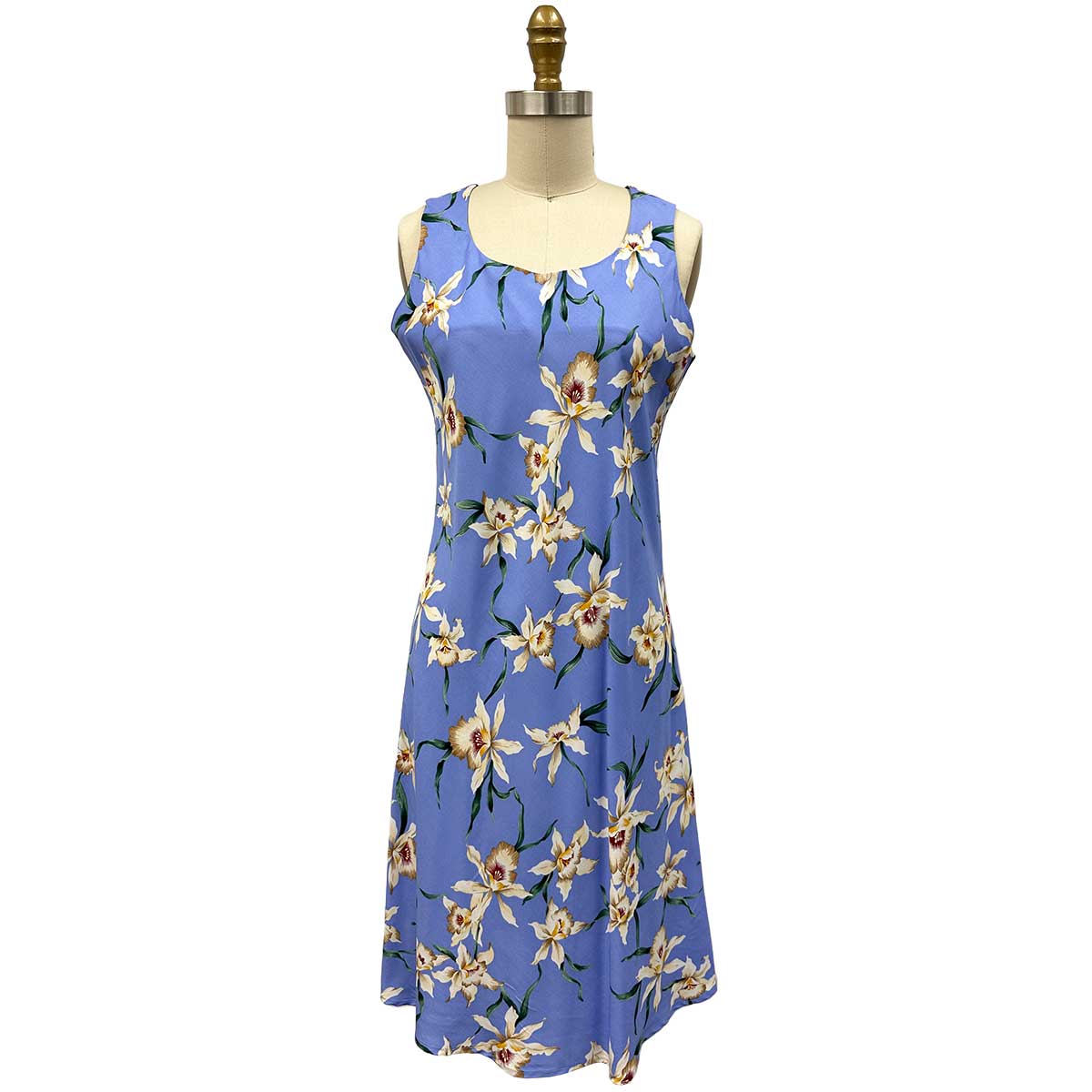 paradise found Mid Length Tank Dresses Star Orchid Periwinkle Tank Dress