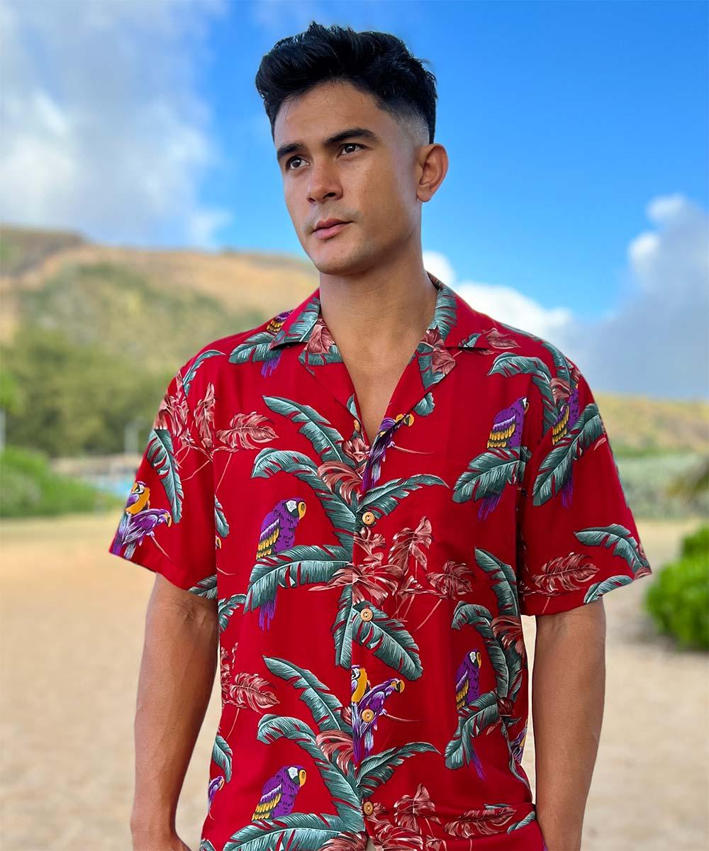 Paradise Found Paradise Found Men's Shirts Cotton Magnum (Jungle Bird) Shirt