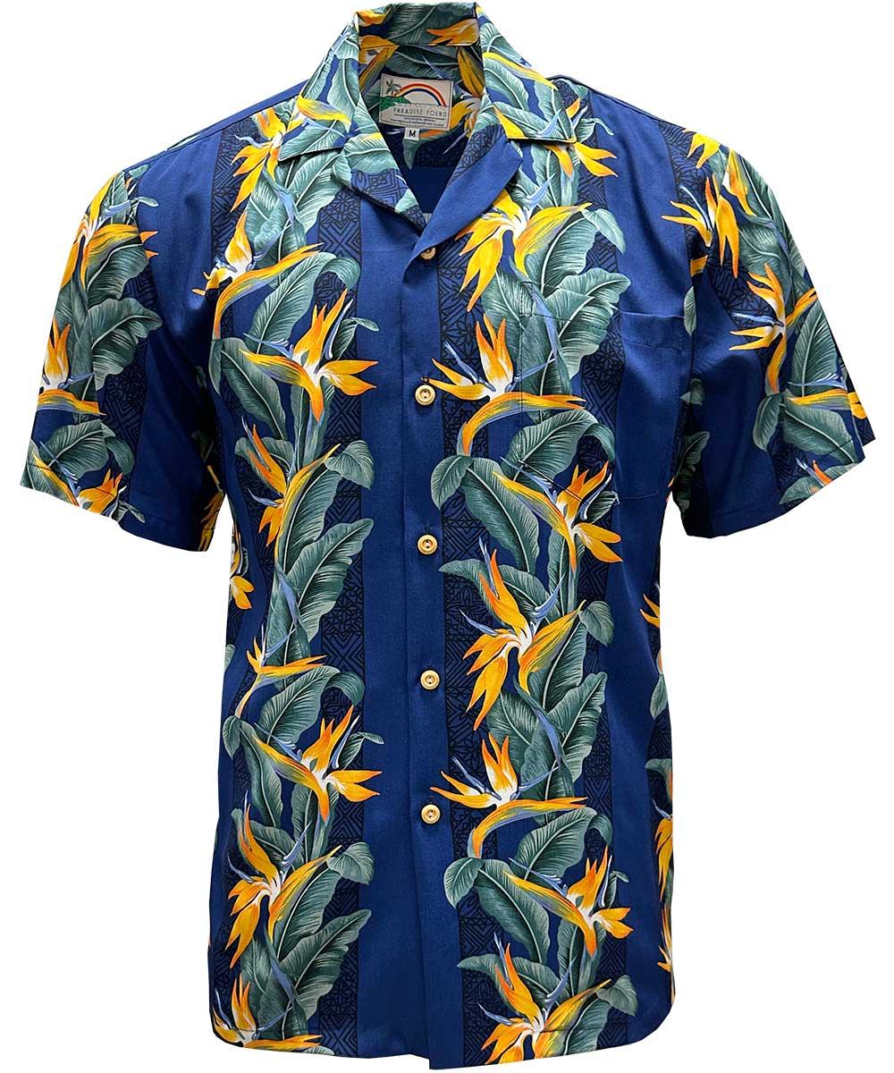 paradise found Paradise Found Men's Shirts Paradise Panel Navy