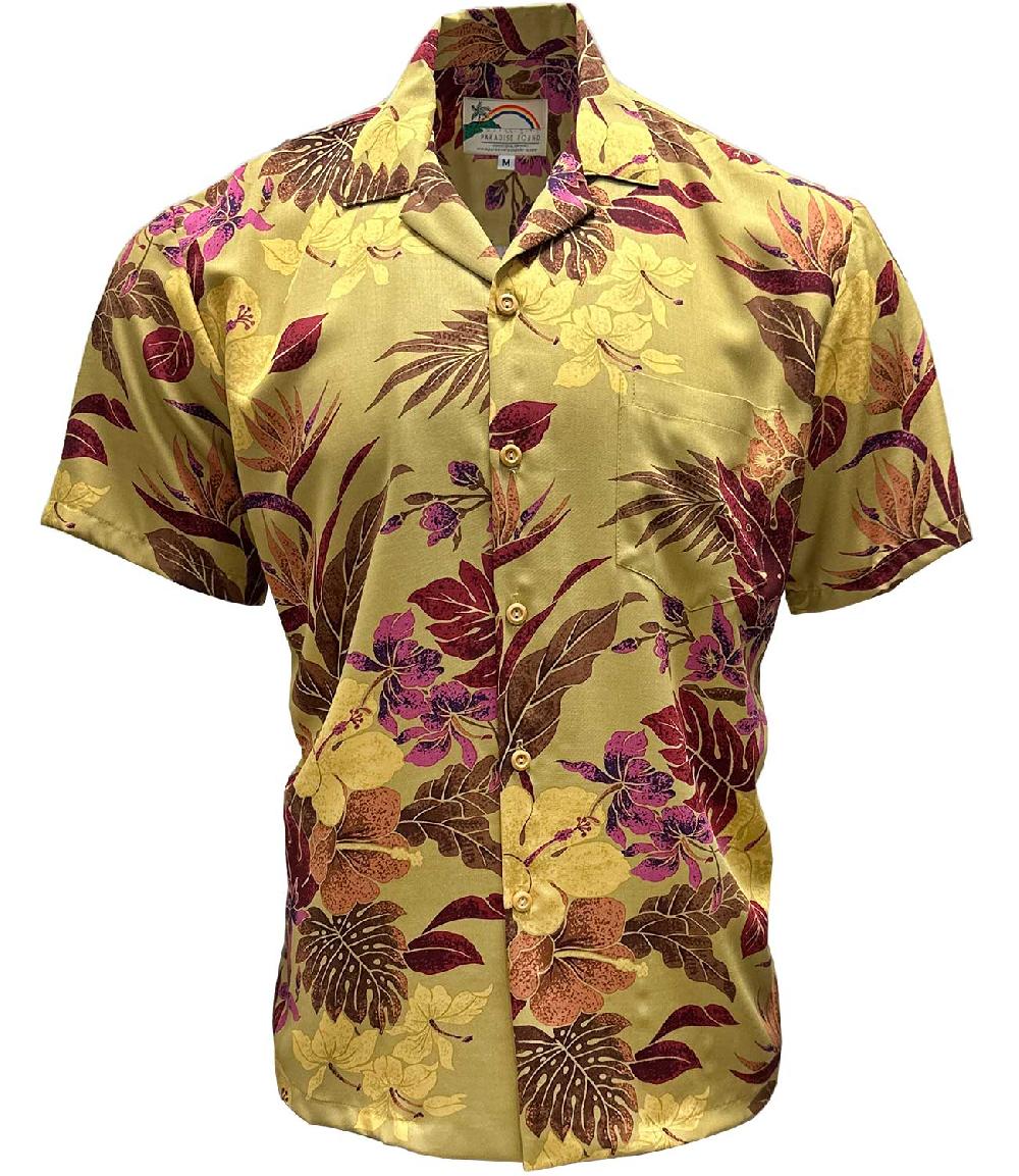 paradise found Men's Trending Shirts Hilo Gold