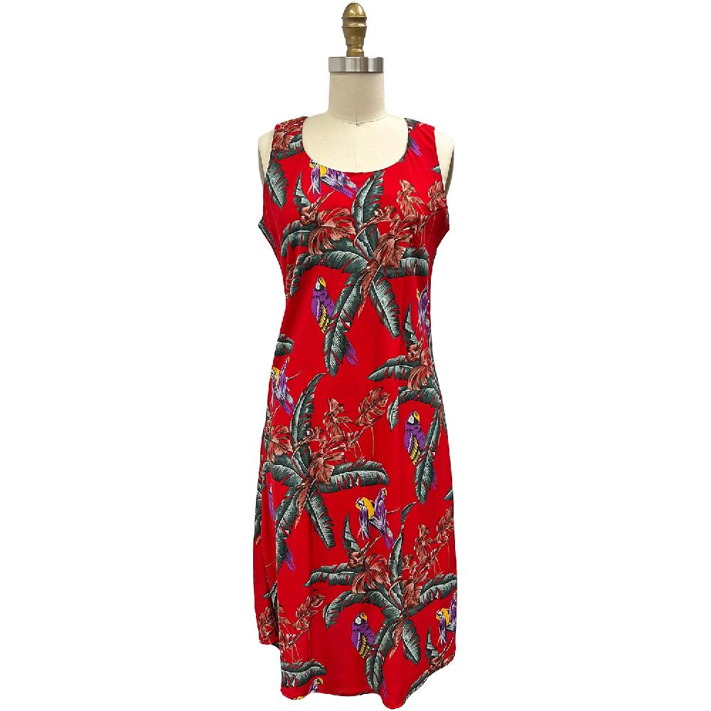 paradise found Tropical Dresses Jungle Bird Tank Dress