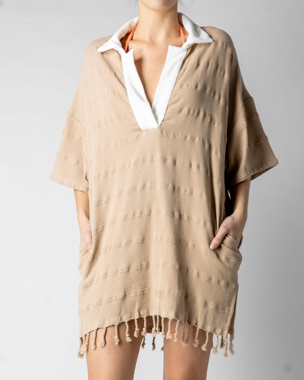 Paradised Rugby Kaftan - Sand