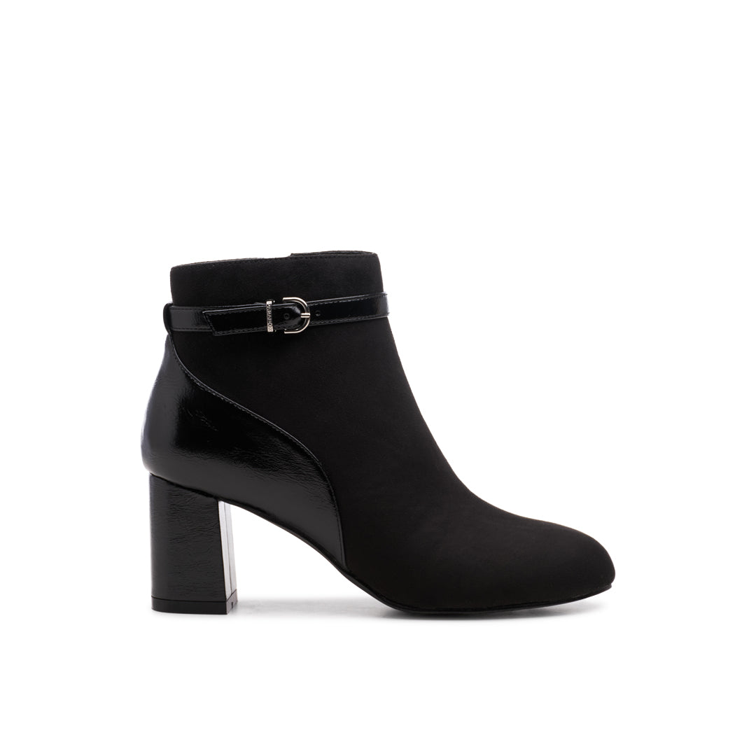 paradox london Amara Ankle Boots Black Block Heel Ankle Boots