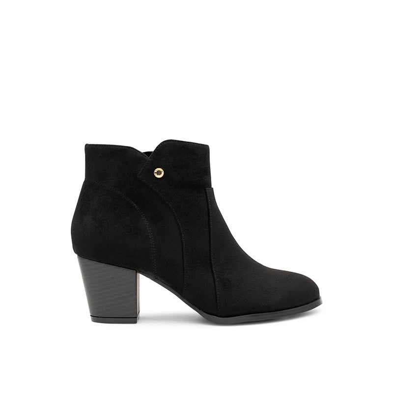 paradox london Anya Ankle Boots Black Block Heel Ankle Boots