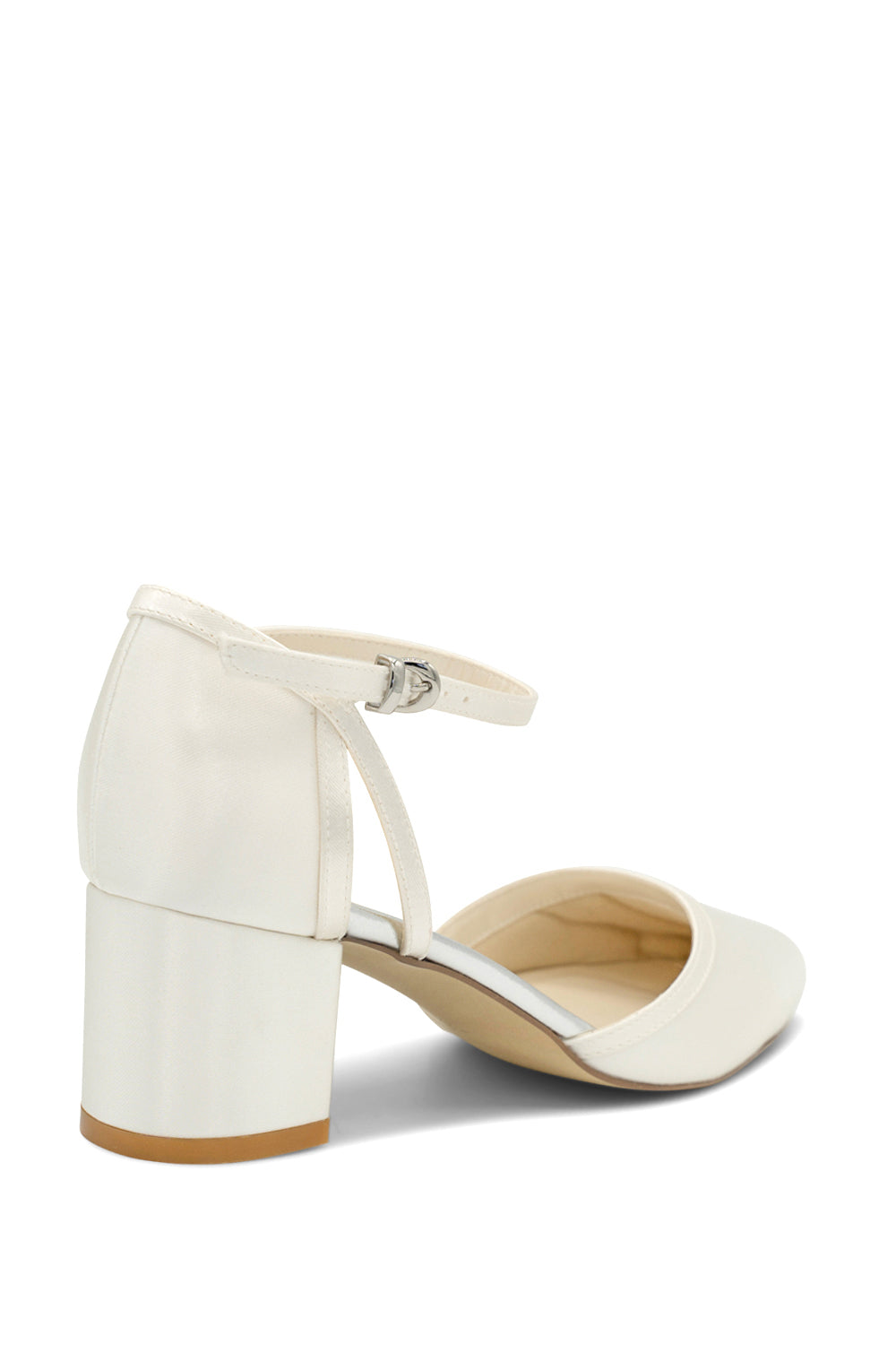 Paradox London Aviana Wedding Shoes Ivory Block Heel Bridal Shoes