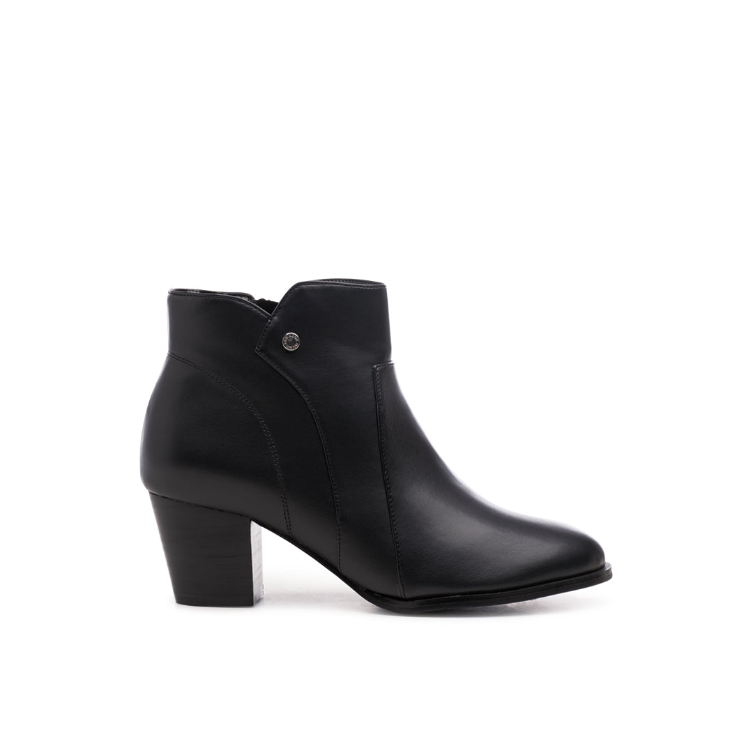 paradox london Belinda Wide Fit Ankle Boots Black Block Heel Ankle Boots