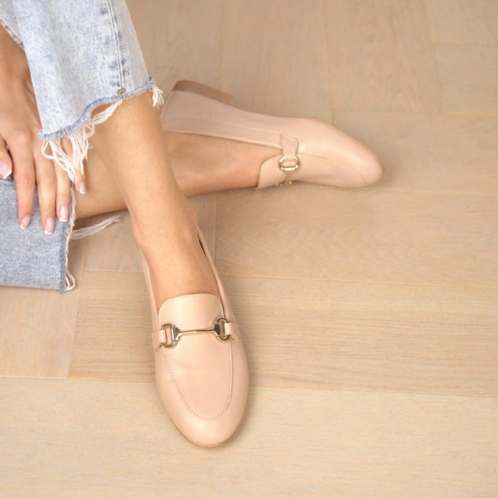 Paradox London Christa Loafers Nude Comfort Flex Loafer