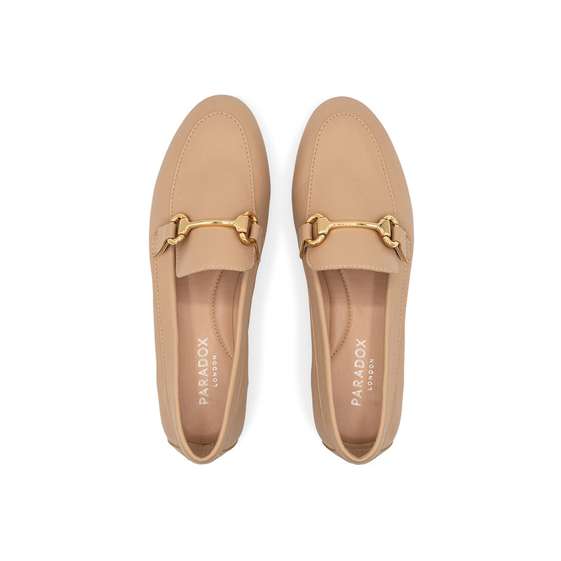 Paradox London Christa Loafers Nude Comfort Flex Loafer