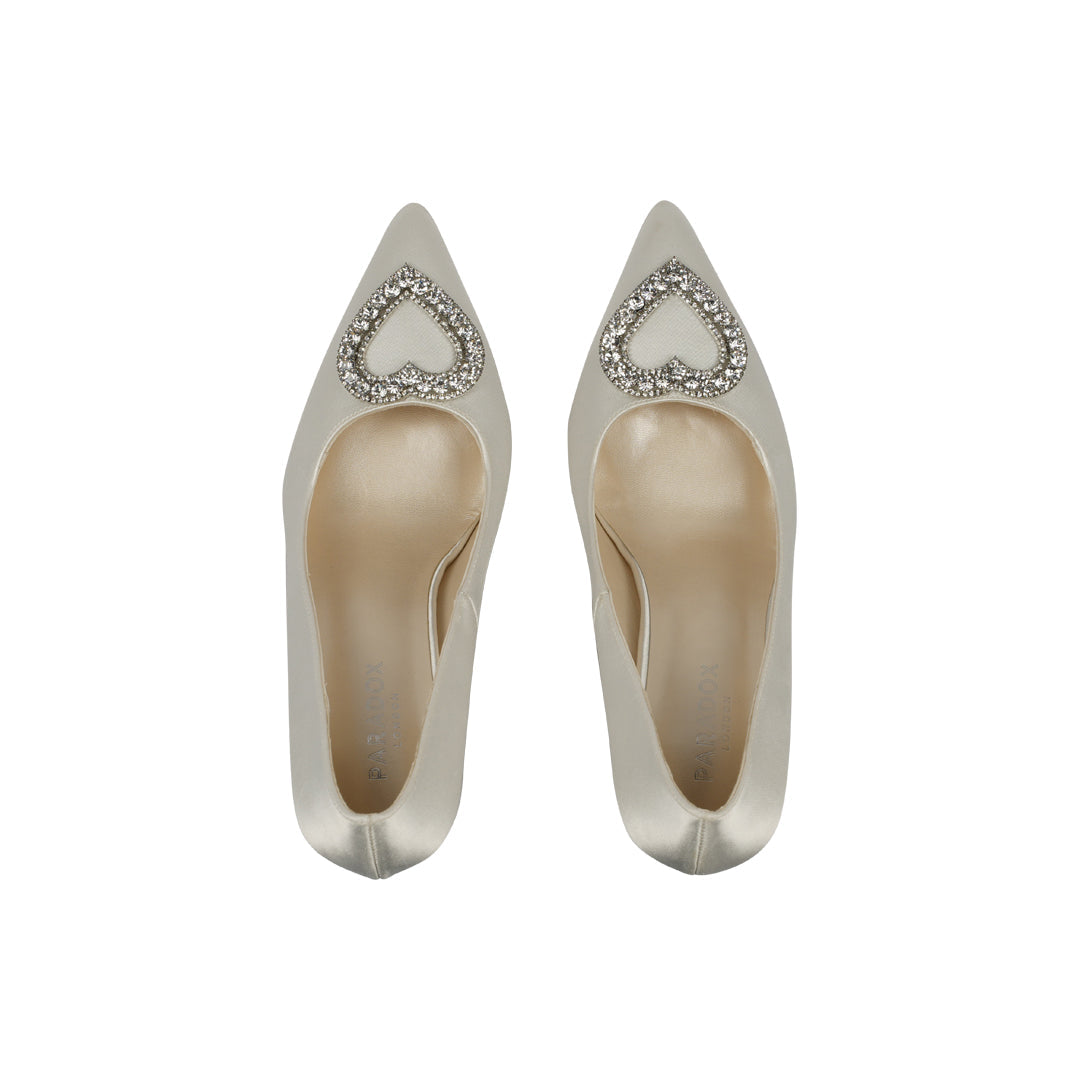 Paradox London Clarice Wedding Shoes Clarice Stiletto Wedding Court Shoes