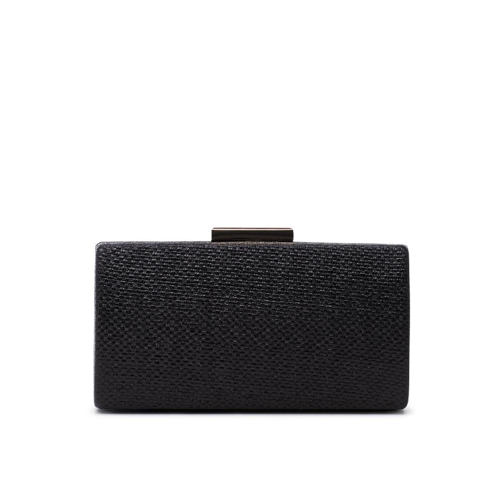 paradox london Dahliana Clutch Bag Black Shimmer Box Clutch Bag paradox london Dahliana Clutch Bag Black Shimmer Box Clutch Bag