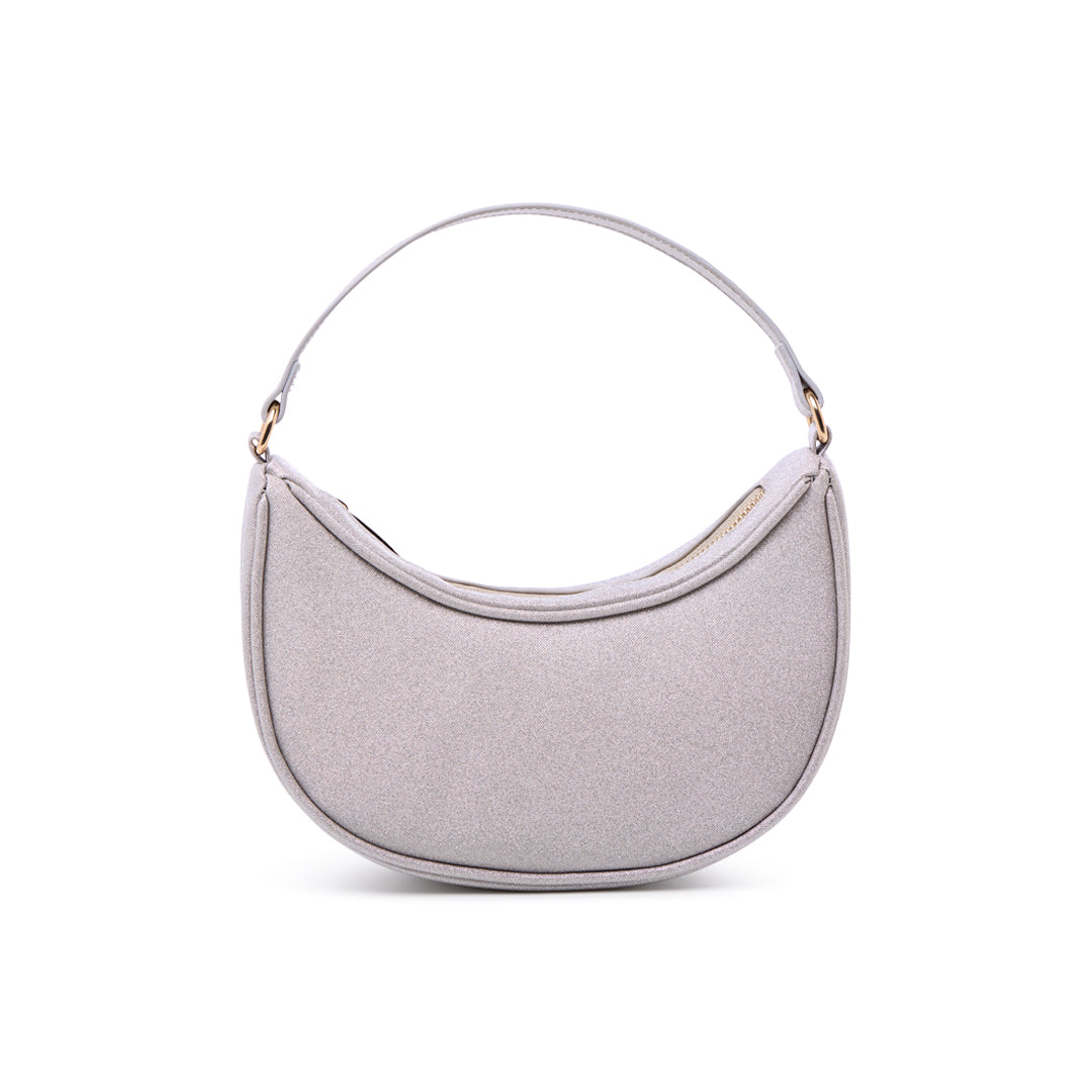 paradox london Daphira Handbag Champagne Glitter Shoulder Bag paradox london Daphira Handbag Champagne Glitter Shoulder Bag