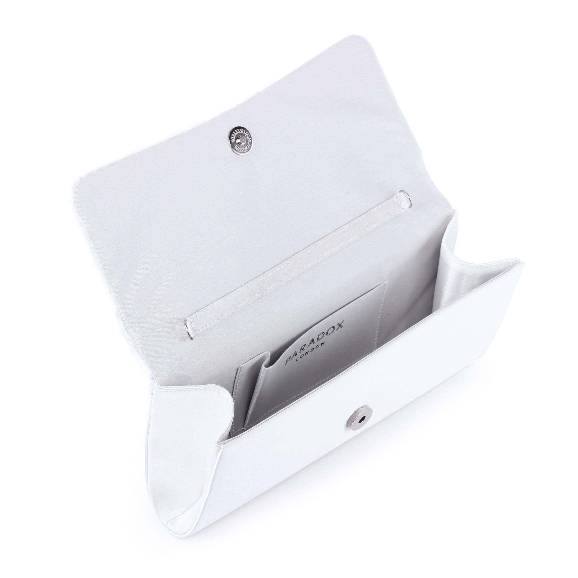 Paradox London Darrah Clutch Bag Ivory Bridal Clutch Bag