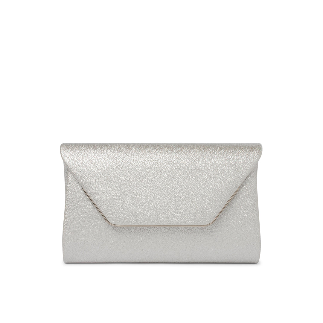paradox london Diandra Clutch Bag Silver Glitter Clutch Bag paradox london Diandra Clutch Bag Silver Glitter Clutch Bag
